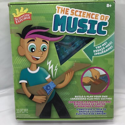 NEW ~ The Science of Music Scientific Explorer build your own electric guitar 8+