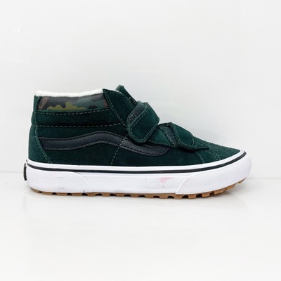 

Vans Boys SK8 Mid Reissue V 508357 Зеленые повседневные кроссовки, размер 3, Зеленый, SK8 Mid Reissue V