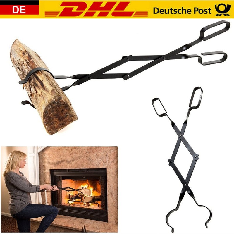 Outdoor Kaminzange Gefaltet Kohlenzange Kohlen Winter Ofen Brennholz Kamin De