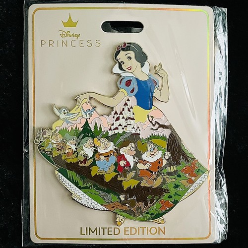 LE 400 WDI Princess Snow White Seven Dwarf Dress Collage MOG LE 400 WDI Princess Snow White Seven Dwarf Dress Collage MOG