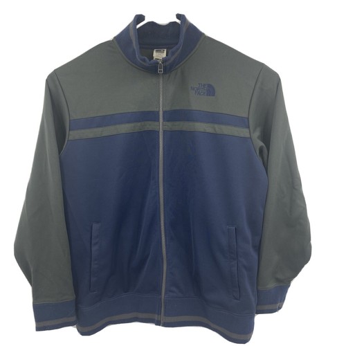 The North Face Full Zip Varsity Jacket Mens Sz XL Green Blue