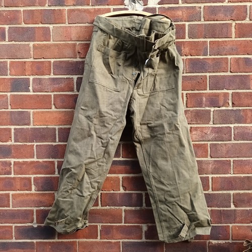 vintage 40's〜 french M38motorcycle pants Vintage French Army Trousers 1940s 1947 Chore Pants M38