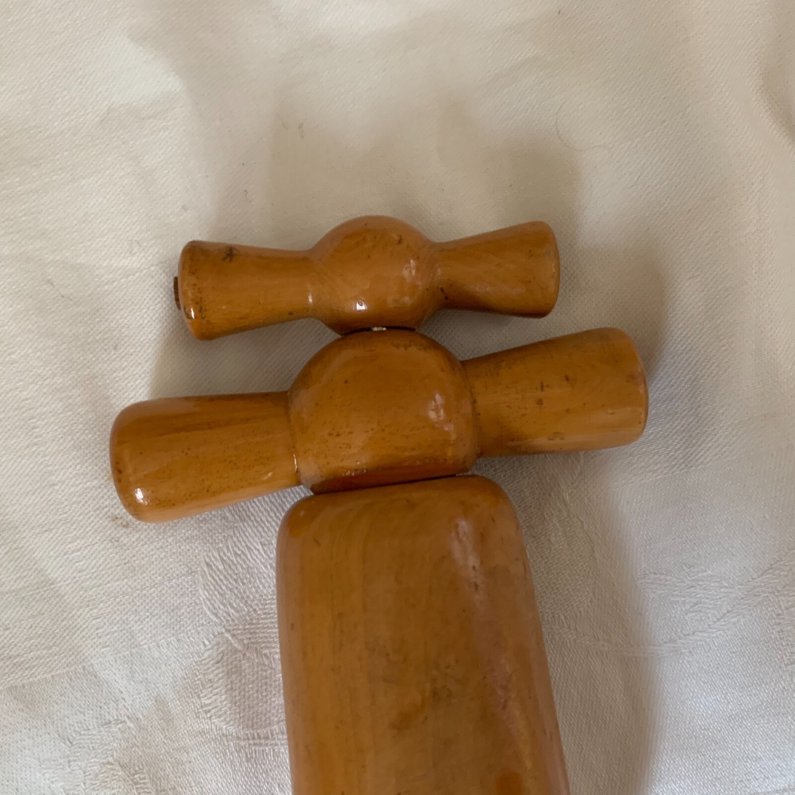 Copex Wooden French Double Twist Action Corkscrew Wine Bottle Opener France