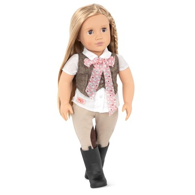 Our Generation Doll by Battat- Leah 18" Regular Non-Posable 