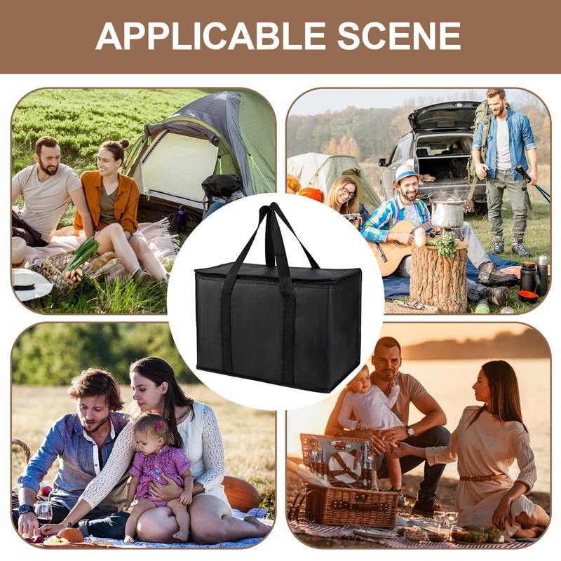Thermal Insulated Lunch Bag Cool Bag Picnic Adult Kids Food Storage Lunch Box