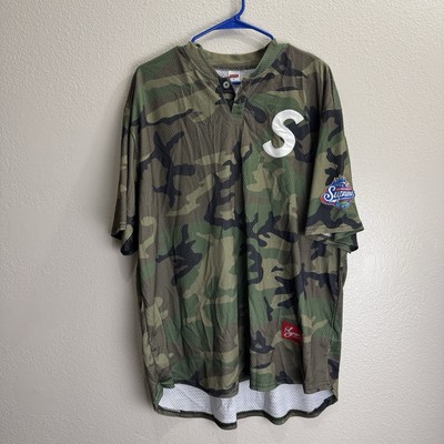 Supreme S Logo Baseball Henley Size XL | eBay