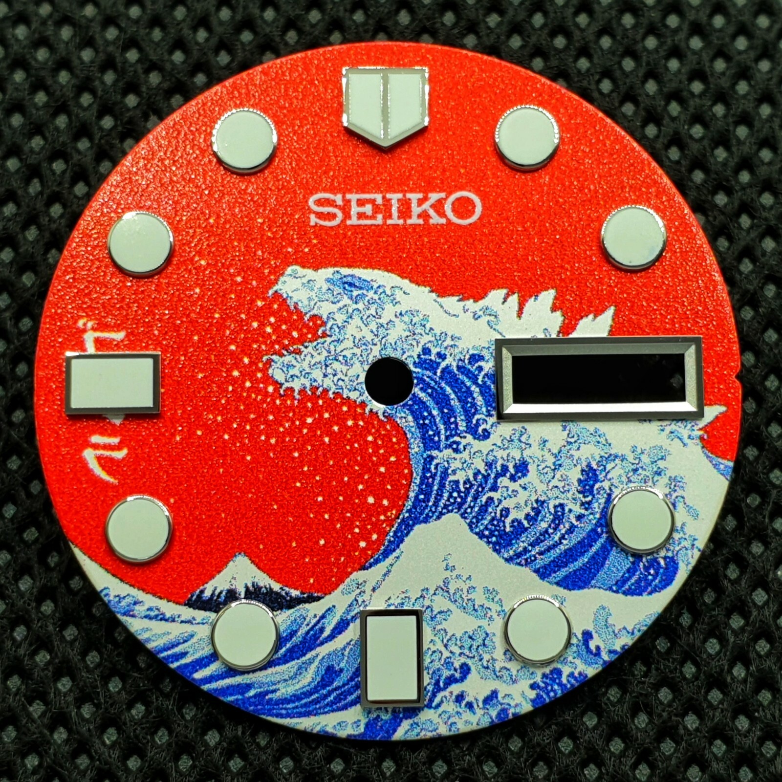 New GODZILLA KANAGAWA WAVE Dial for SKX007 7S26 NH36 4R36