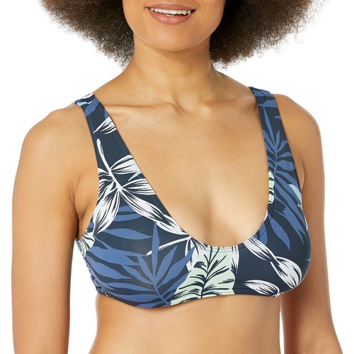 Top Bikini Roxy Printed Beach Classics Bralette - Toasted Nut Rapta Stripe Talla S