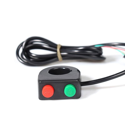 Electric Scooter Tricycle E-bike Horn Switch Head Direction Light Button 4-wire