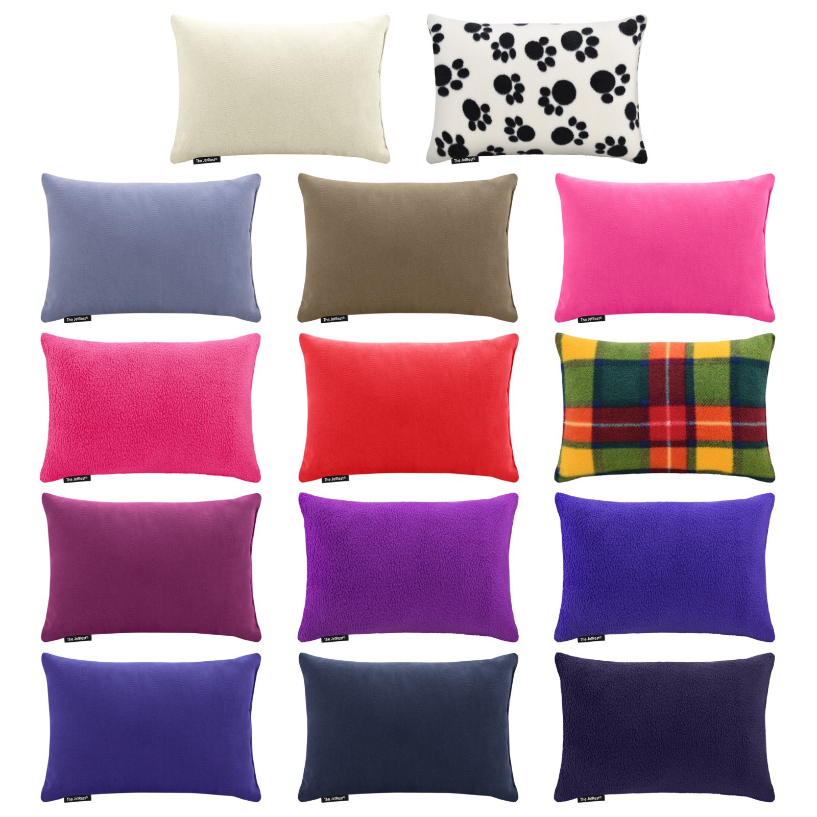 Small Travel Cushion Pillow Camping Sleeping by The JetRest® 30cm x