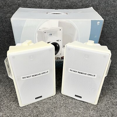 Jensen Cyclone 2 #JO-52W Indoor/Outdoor Speakers W/Mounting Brackets 125 Watt