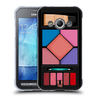 HEAD CASE DESIGNS MAKEUP KITS SOFT GEL CASE FOR SAMSUNG PHONES 4