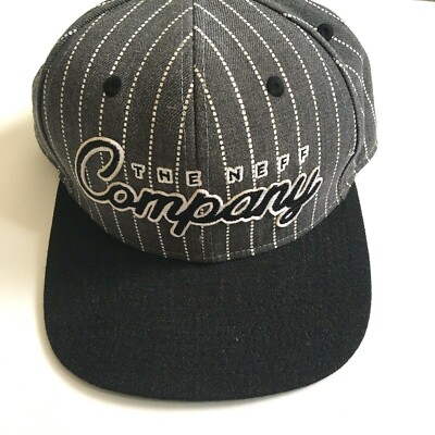 Neff Hat Cap Junior Small Gray Black Kids One Size Snapback