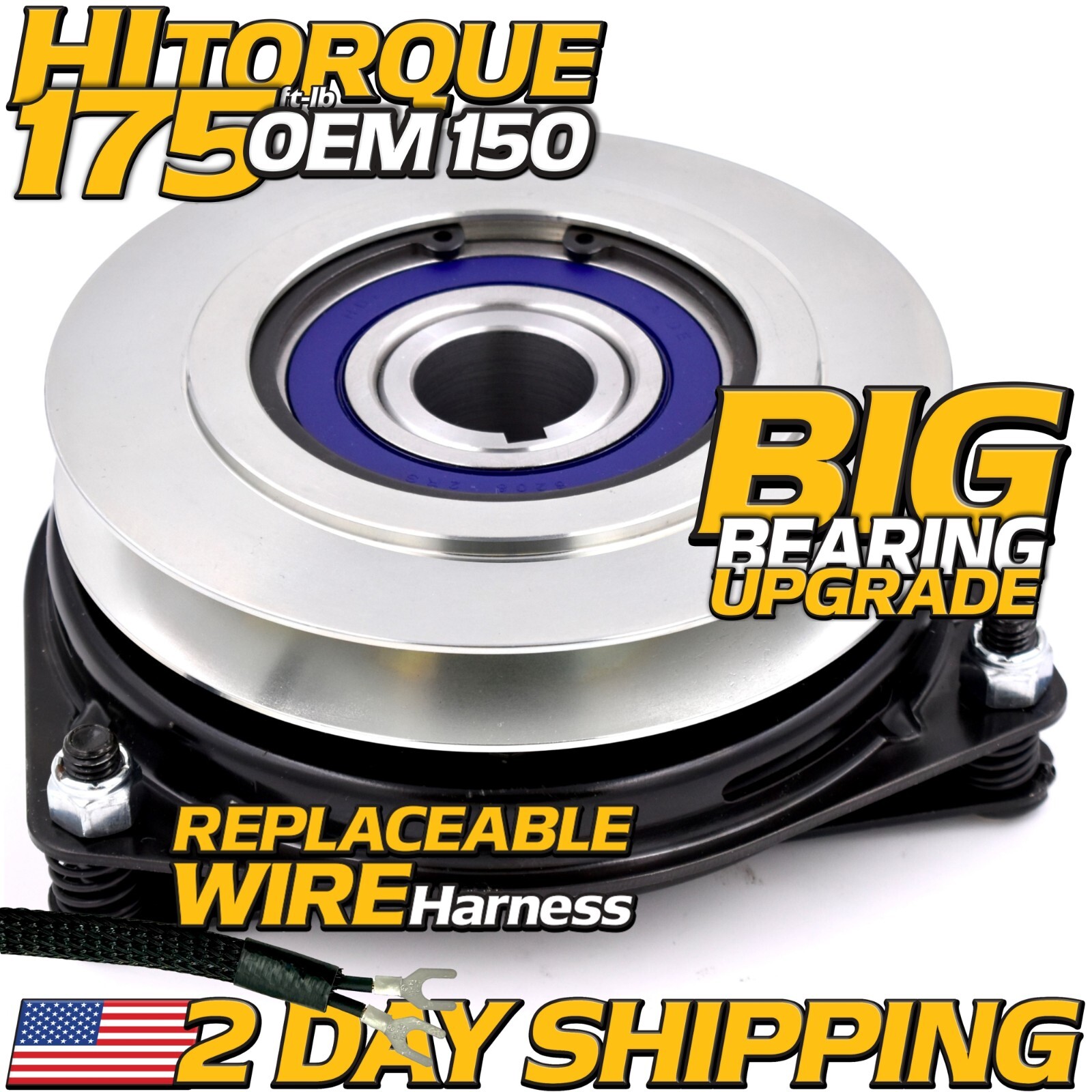 HiTorque PTO Clutch Fits Dixie Chopper Magnum 2244 2250 2350