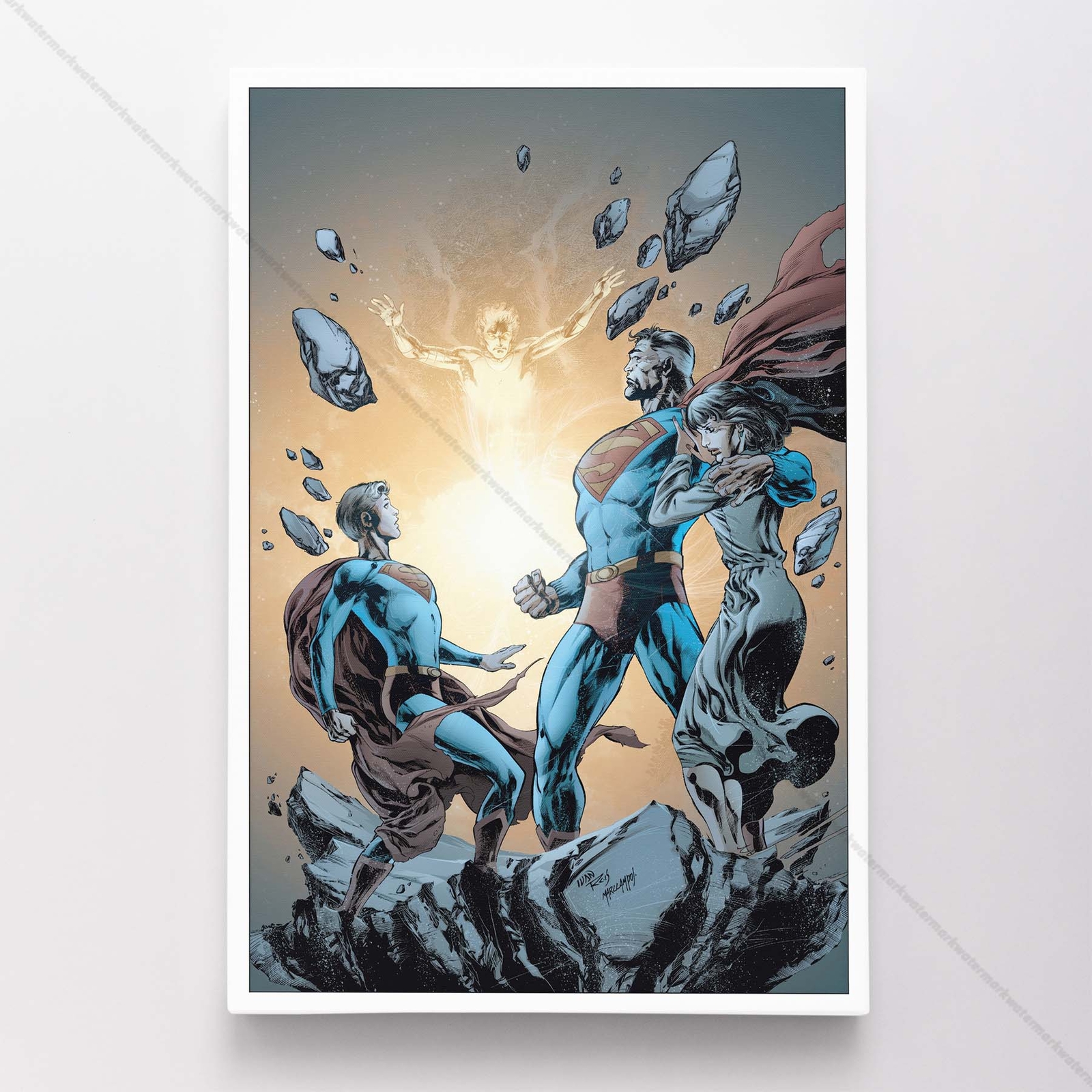 Superman Poster Canvas Comic Book Cover Art DC Print #13453
