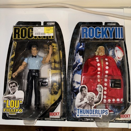JAKKS社版 ロッキー＆クラバーラング(ロッキーⅢ)フィギュア２個セット Rocky III Rockys Corner Clubber Lang Fight Exclusive Action