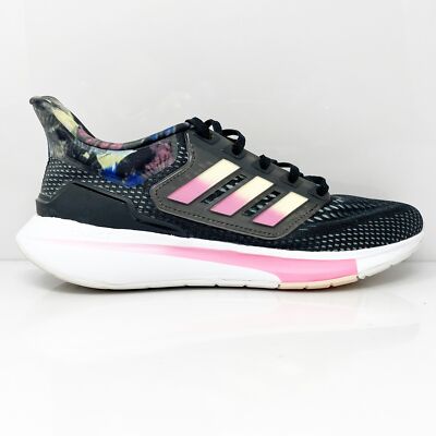Adidas Womens EQ21 Run GX7320 Черные кроссовки для бега Размер 8, Черный, EQ21 Run