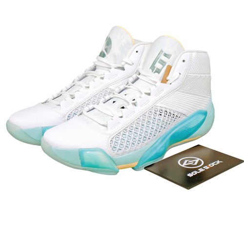 Nike Air Jordan 38 PF x Guo Ailun Mid White Clear Jade AJ38