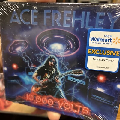 Ace Frehley 10,000 Volts CD, Walmart Exclusive Lenticular Cover New Sealed Mint