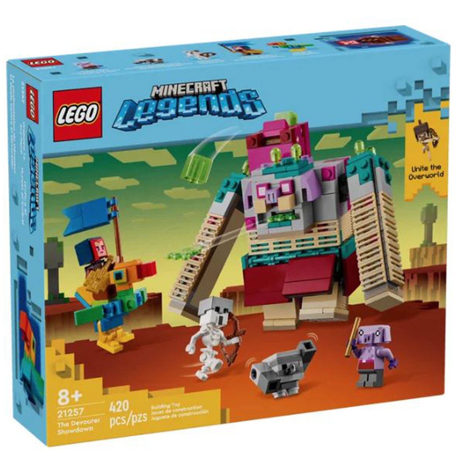 Конструктор LEGO Minecraft Legends The Devourer Showdown 21257 НОВЫЙ В НАЛИЧИИ