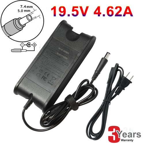 19 5v 4 62a 90w Dell Inspiron 17r 5737 Power Ac Adapter Battery Charger Cable For Sale Online Ebay