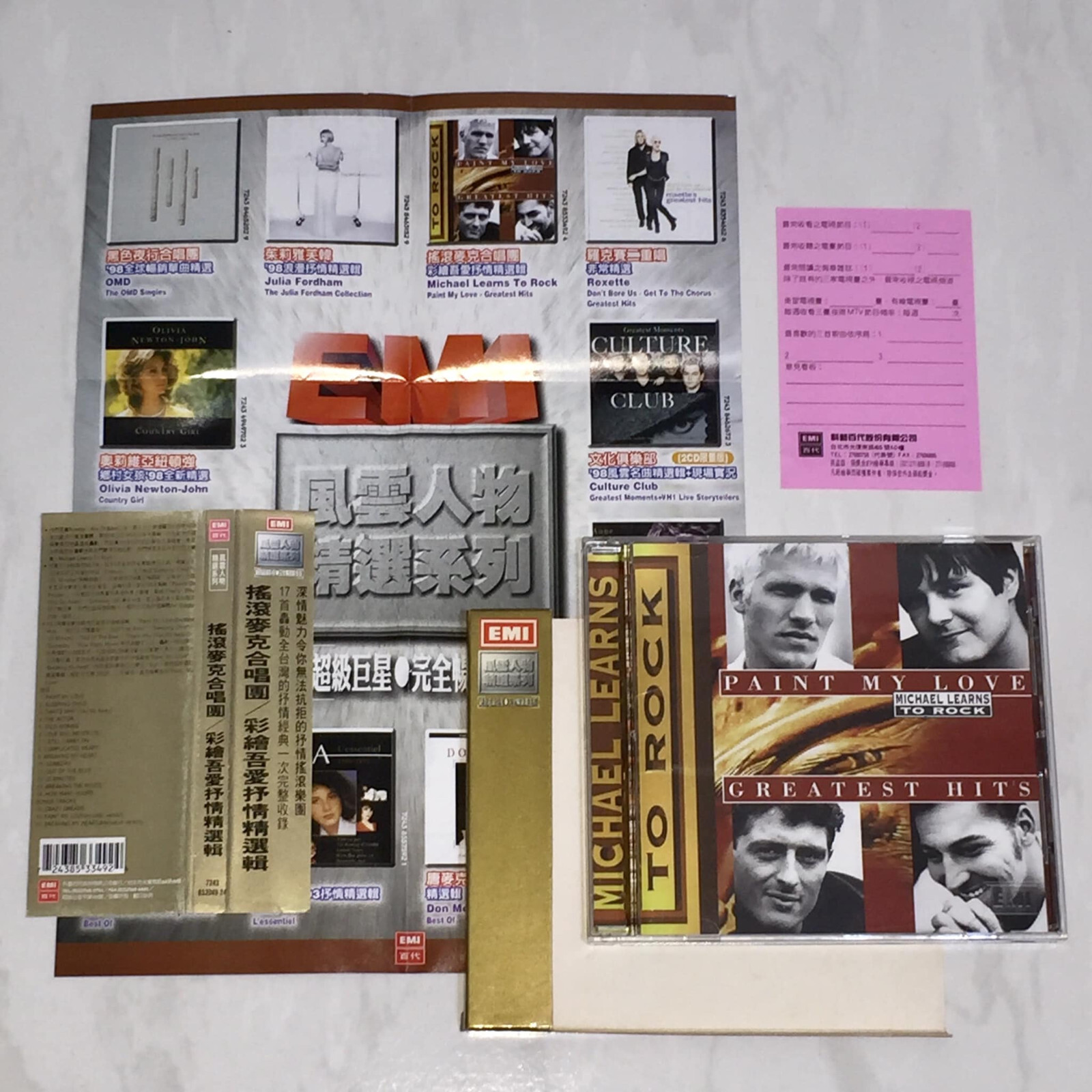 Michael Learns To Rock 1996 Paint My Love Greatest Hits