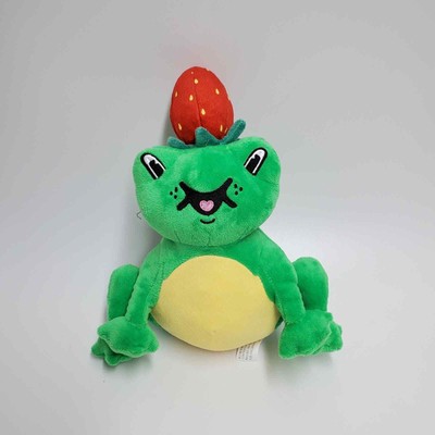 Green Frog 10 Inch Stuffed Animal Plush With Flower Heart Soft Ideal Toys Direct
