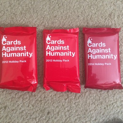 NEW Cards Against Humanity 2012, 2013 and 2014 Holiday Expansion Packs!
