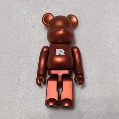 Medicom Bearbrick 100% Series 35 Bronze ''R'' Letter Collectible Figure Toy       