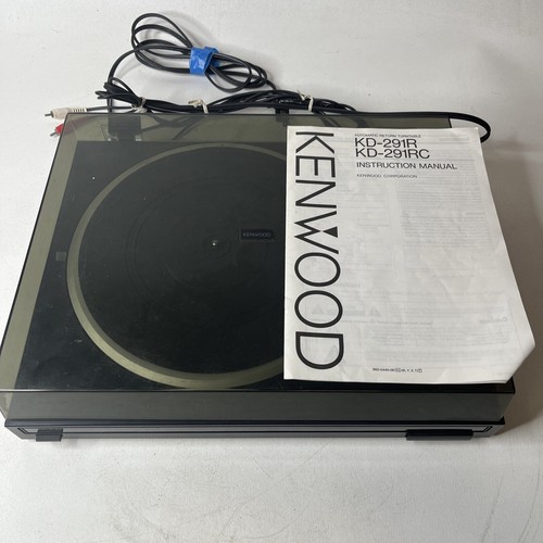ブリッジボート57 　KENWOOD ターンテーブル 33/45 RPM 1990's Kenwood KD-291R Automatic Return Belt Drive Turntable