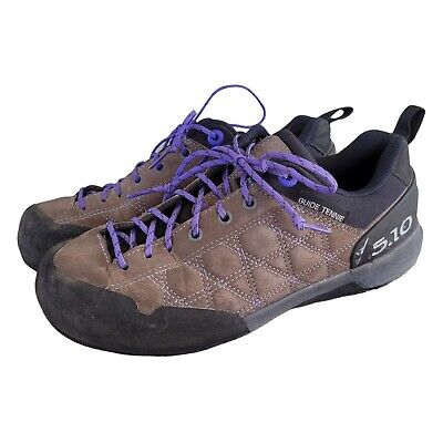 Womens 5.10 Guide Tennie Leather Stealth Rubber Outdoor Bike Riding Shoes Size 7