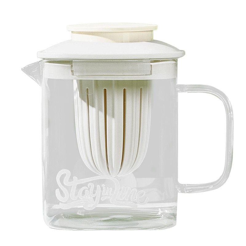 850ml Cold Glass Teapot With Infuser Scented Tea Pot Home Tea Pitcher For Drinks