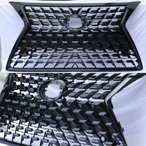 For 2014 2015 2016 2017-2022 LEXUS GX460 Front Gloss Black Grille Luxury Grill