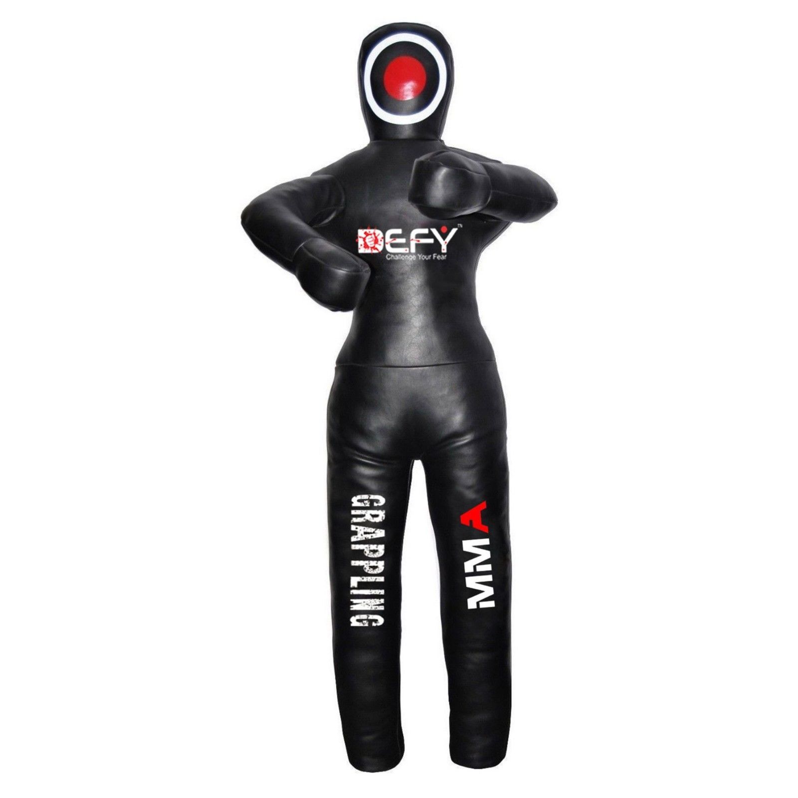 DEFY Leather Jiu Jitsu MMA Grappling Dummy Judo Martial Art Punching BLACK 4 FT DEFY Leather Jiu Jitsu MMA Grappling Dummy Judo Martial Art Punching BLACK 4 FT
