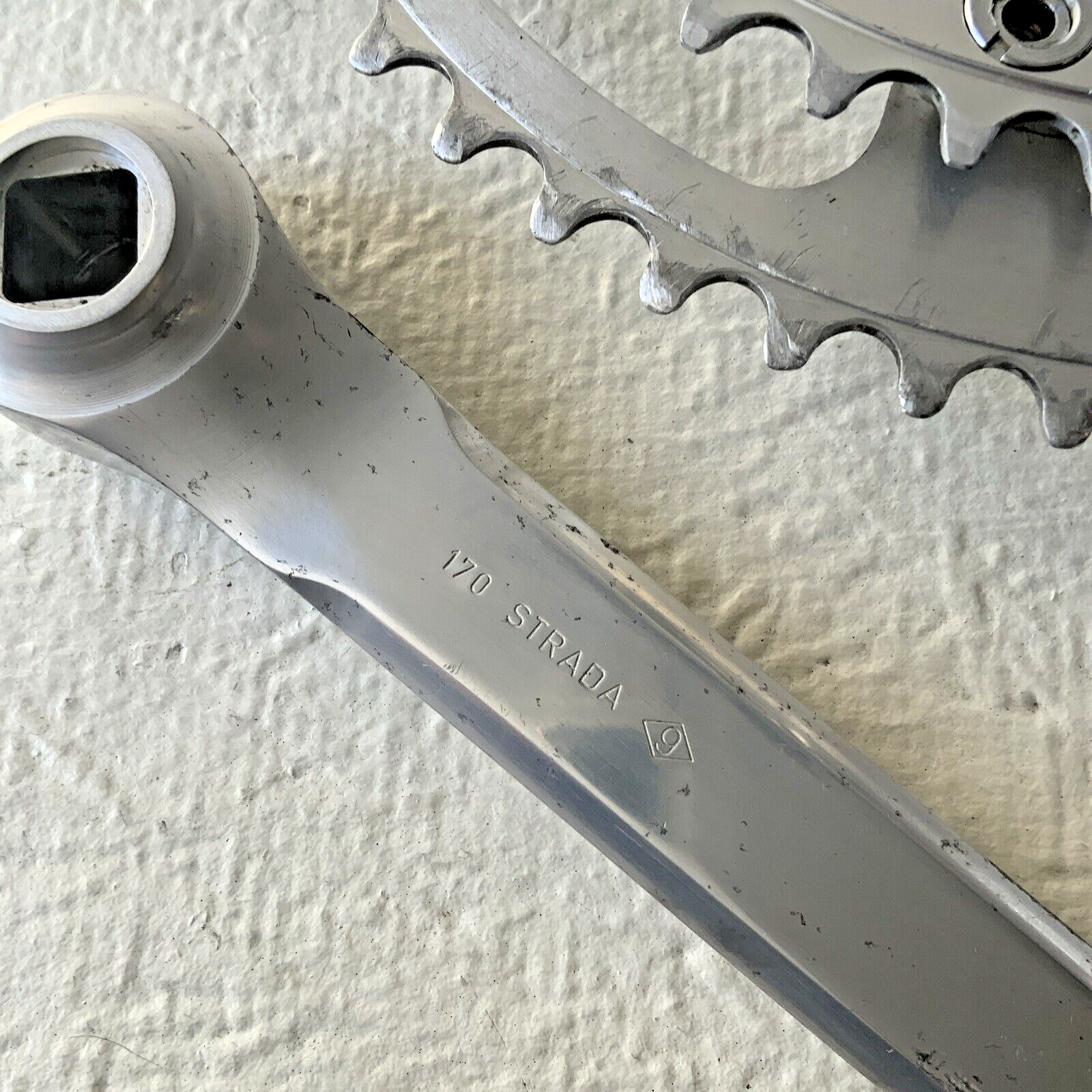 CAMPAGNOLO SUPER RECORD CRANKSET DOUBLE 53-42 TOOTH 170 MM ARM LENGTH