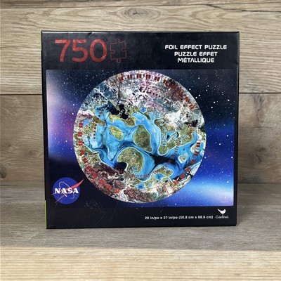 NASA Satellite Map 750pc Puzzle 20x27'' Lake Carnegie Western Australia SEALED