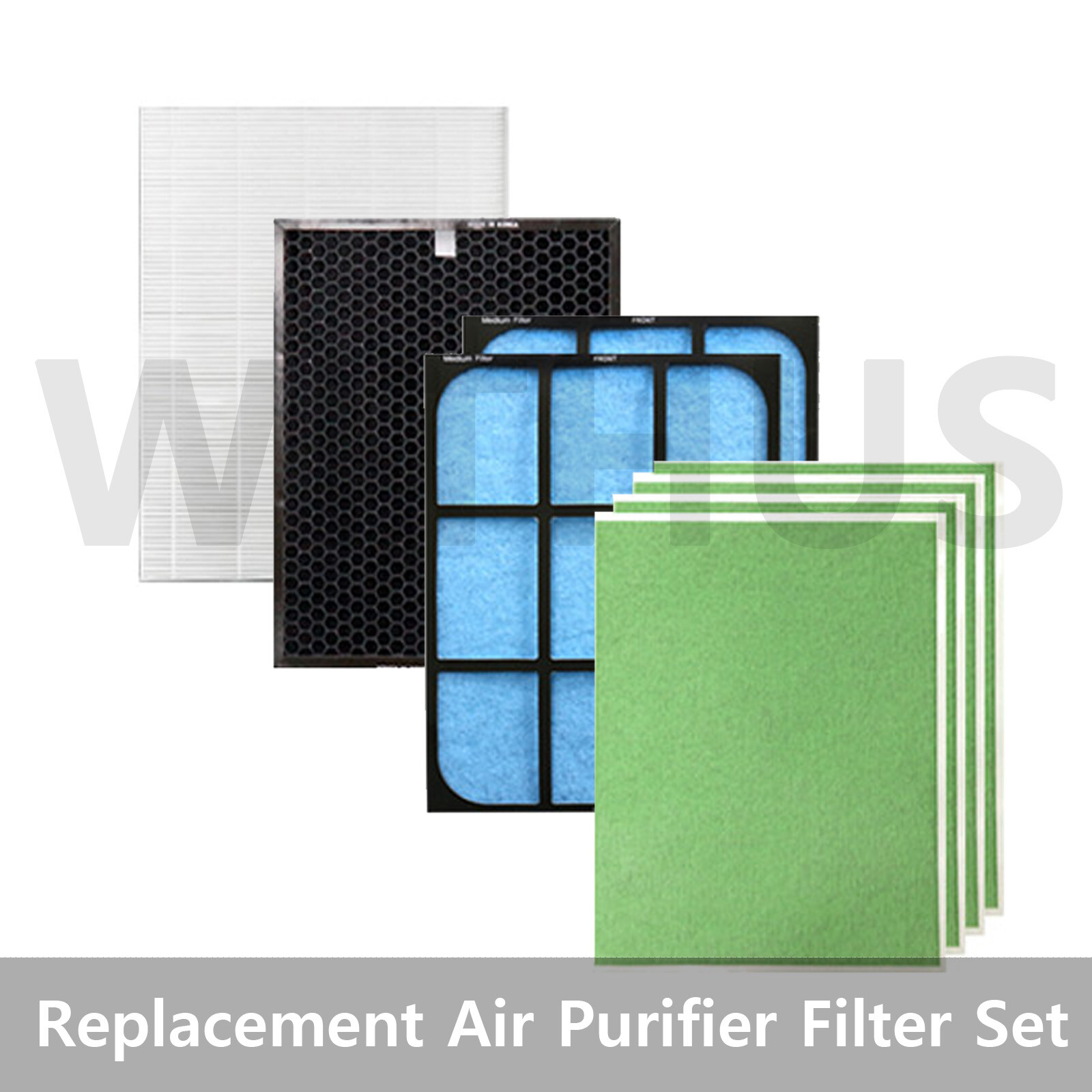 Replacement Air Purifier Filter Set for COWAY AP-1018F