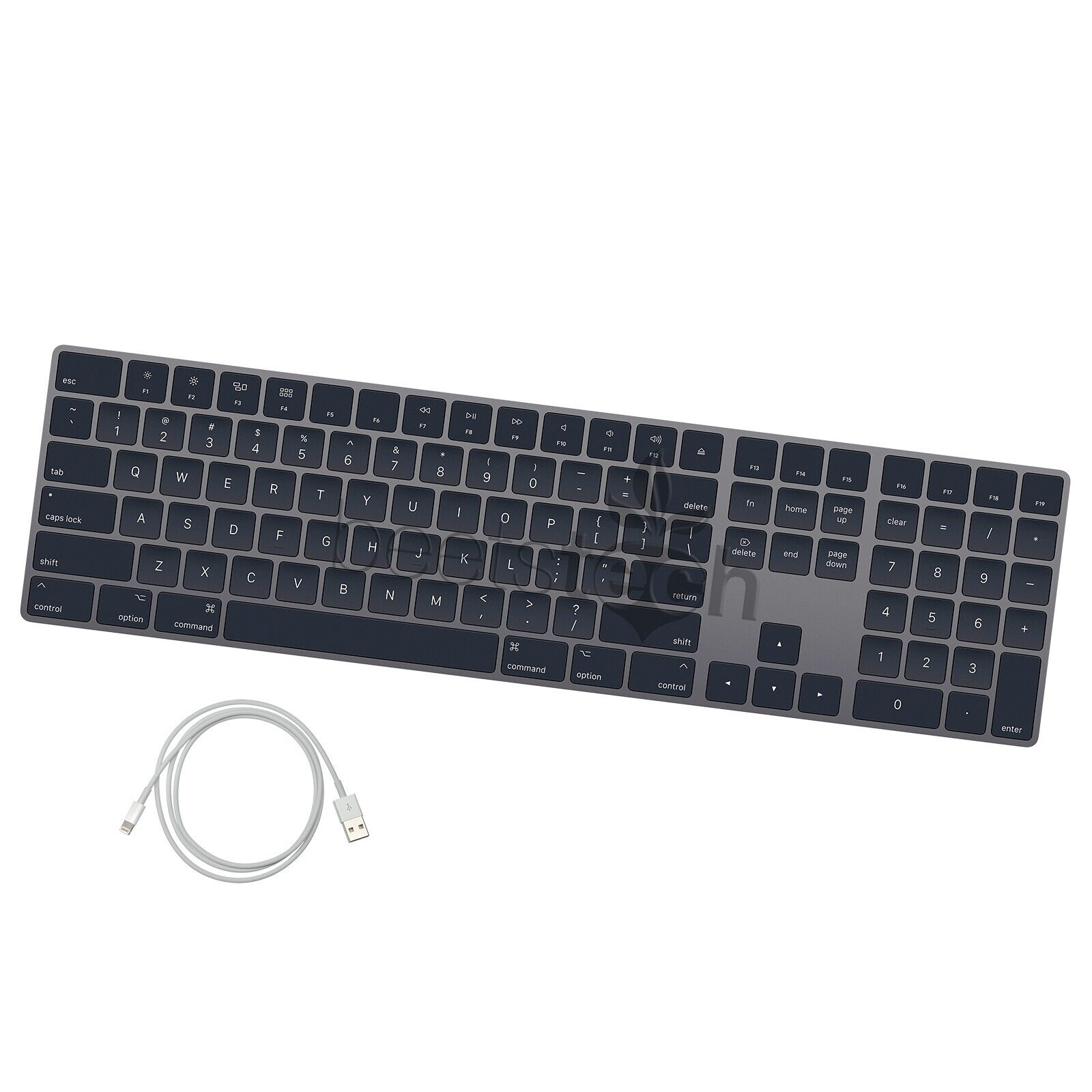 GR_A APPLE MAGIC KEYBOARD w/ NUMERIC KEYPAD (SPACE GRAY) + LIGHTNING CABLE A1843 GR_A APPLE MAGIC KEYBOARD w/ NUMERIC KEYPAD (SPACE GRAY) + LIGHTNING CABLE A1843