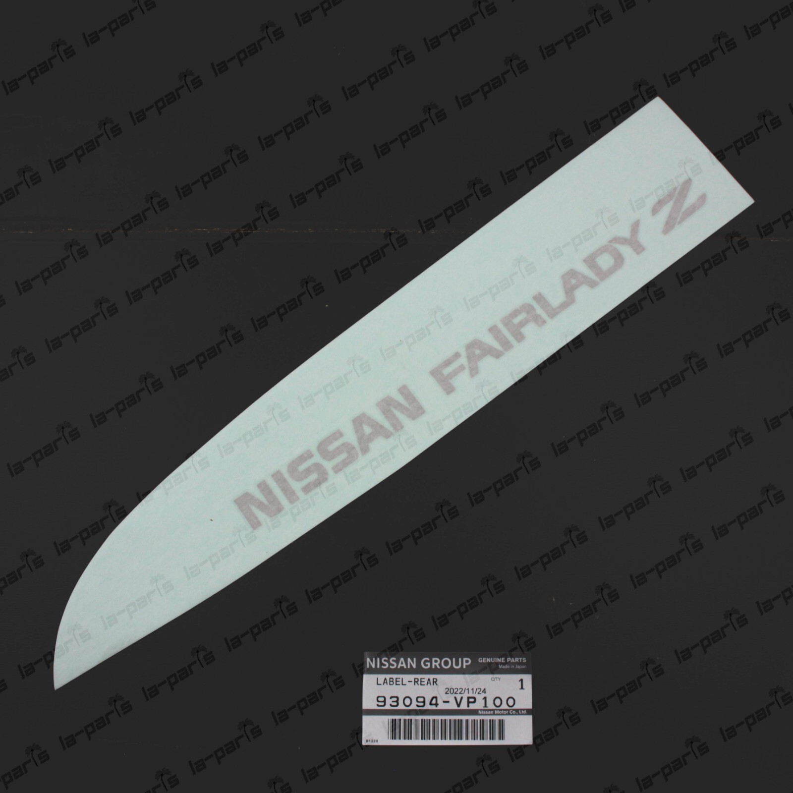 New Genuine Nissan 90-00 300ZX Fairlady Z Z32 JDM Rear Decal