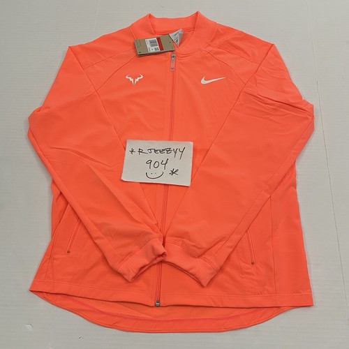 $105 Mens Size L Nike Rafa Nadal Woven Tennis Full Zip
