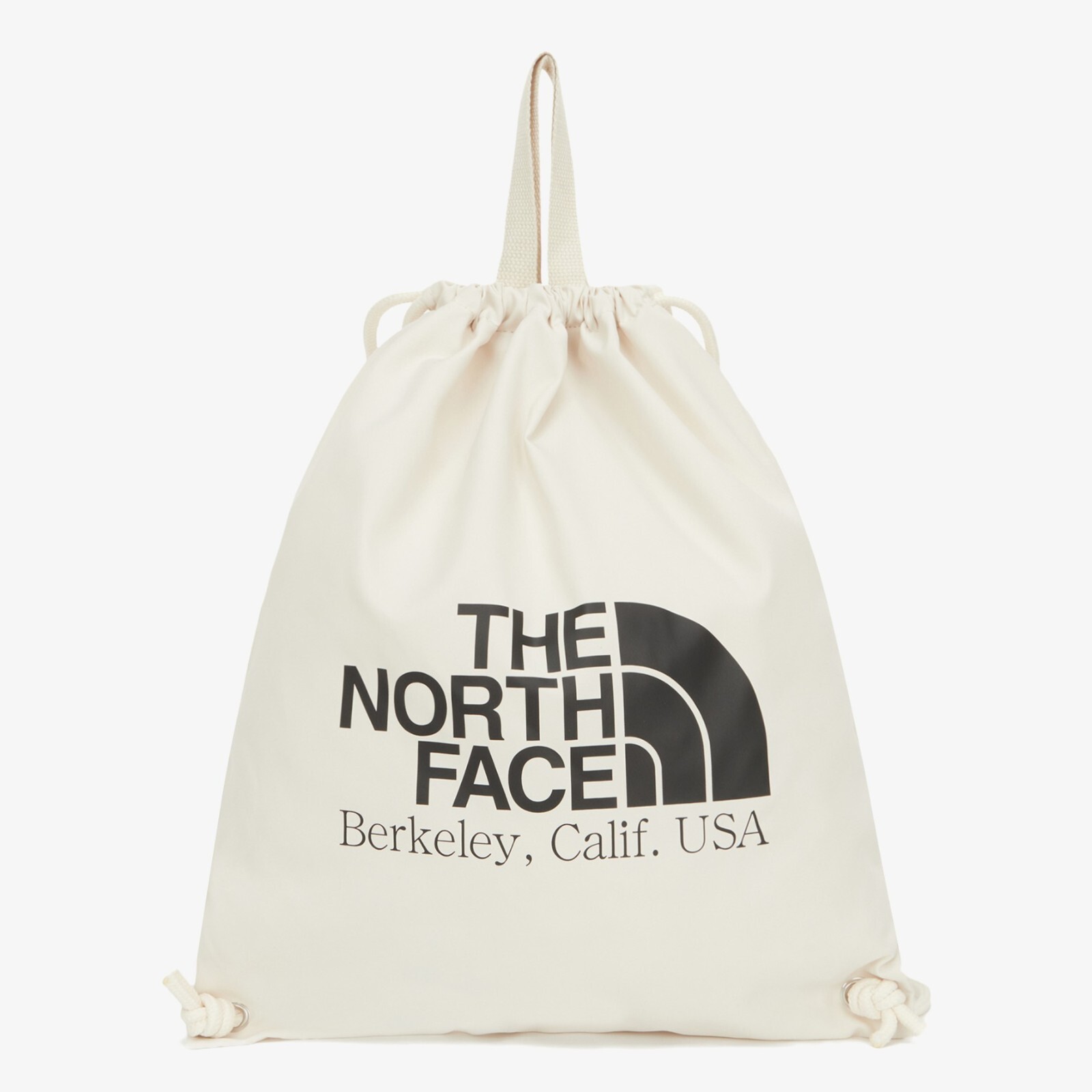 NEW THE NORTH FACE BIG LOGO STRING BAG NN2PQ13K CREAM | eBay