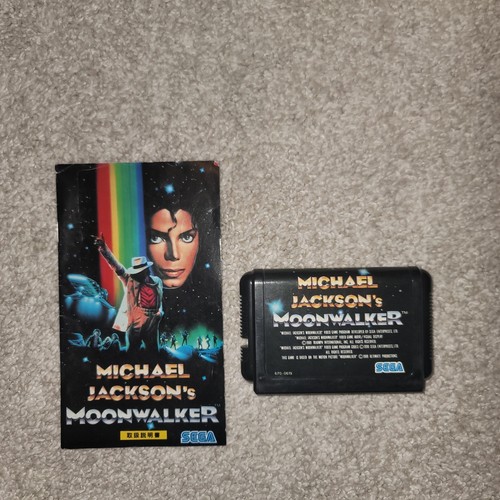 MICHAEL JACKSON'S MOONWALKER メガドライブ Michael Jackson's Moonwalker with Manual - Japanese - Sega