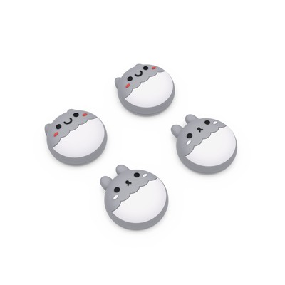 PlayVital Rabbit & Squirrel Joystick Grips Caps for ps5/4, for Xbox Series X/S