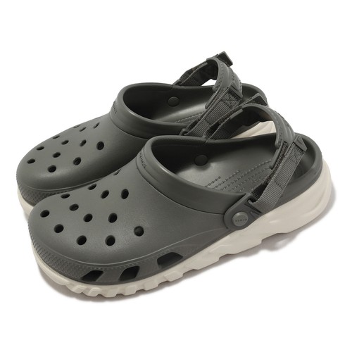 Мужские повседневные сандалии унисекс Crocs Duet Max II 2 Clog Dusty Olive Stucco 208776-3J8