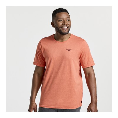 

Мужская футболка Saucony Rested Ember Heather  Apparel