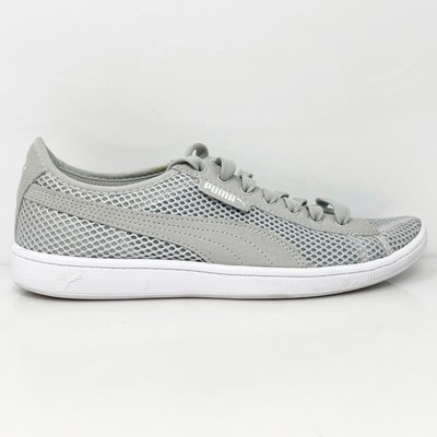 

Puma Womens Vikky 364999 03 Серые повседневные кроссовки, размер 7,5, Серый, Vikky
