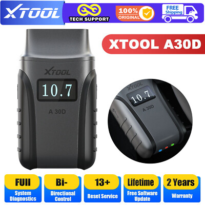 XTOOL A30D BT OBD2 Scanner Code Reader Car Diagnostic Tool Check Engine EPB ABS