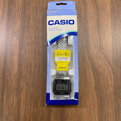 Casio B-817 Rare Vintage Lcd Digital Watch NOS NIB 1984