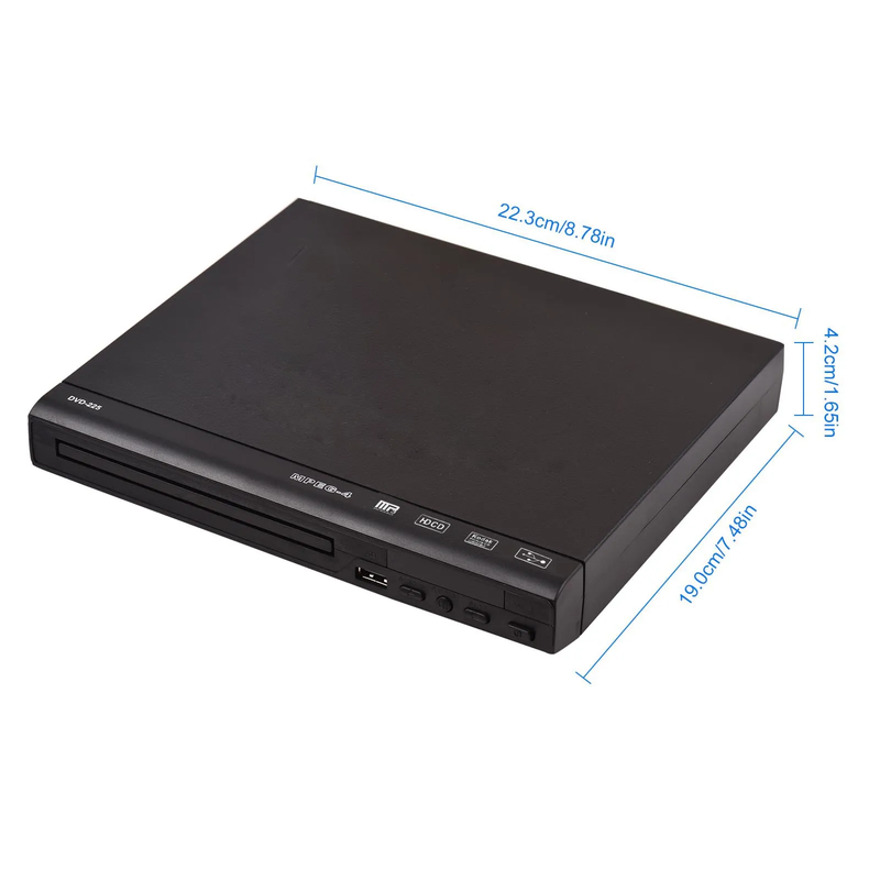 DVD CD Disc Player DVD-225 Home DVD Player DVD CD Disc Player Digital Multimedia