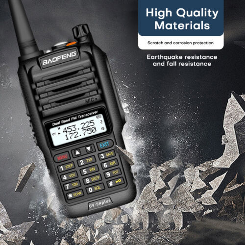 Baofeng UV-9R Plus VHF UHF Walkie Talkie Dual-Band ​Handhe